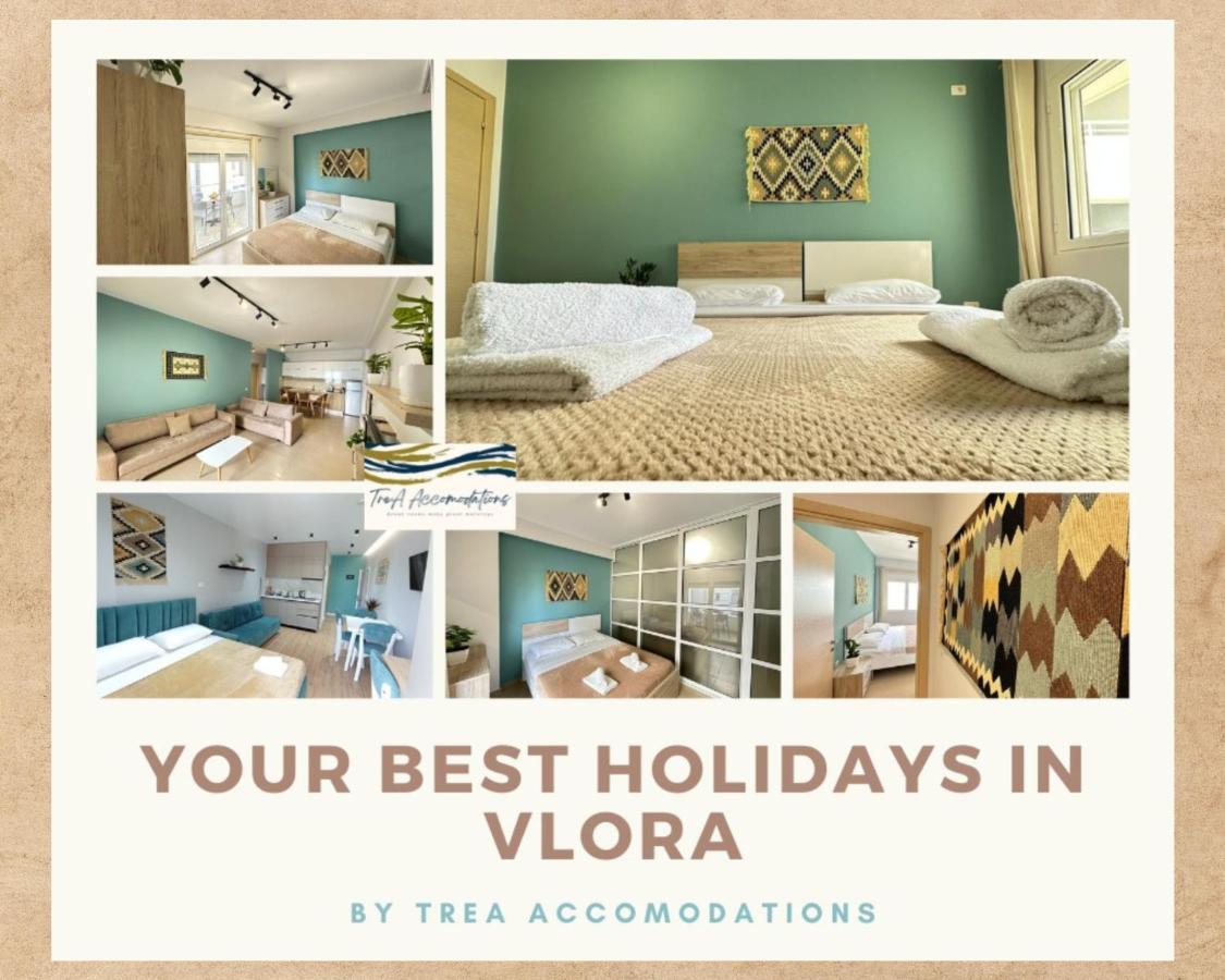 Trea Accomodations - 2 Bedrooms - Riviera With Private Parking Vlore Exterior photo